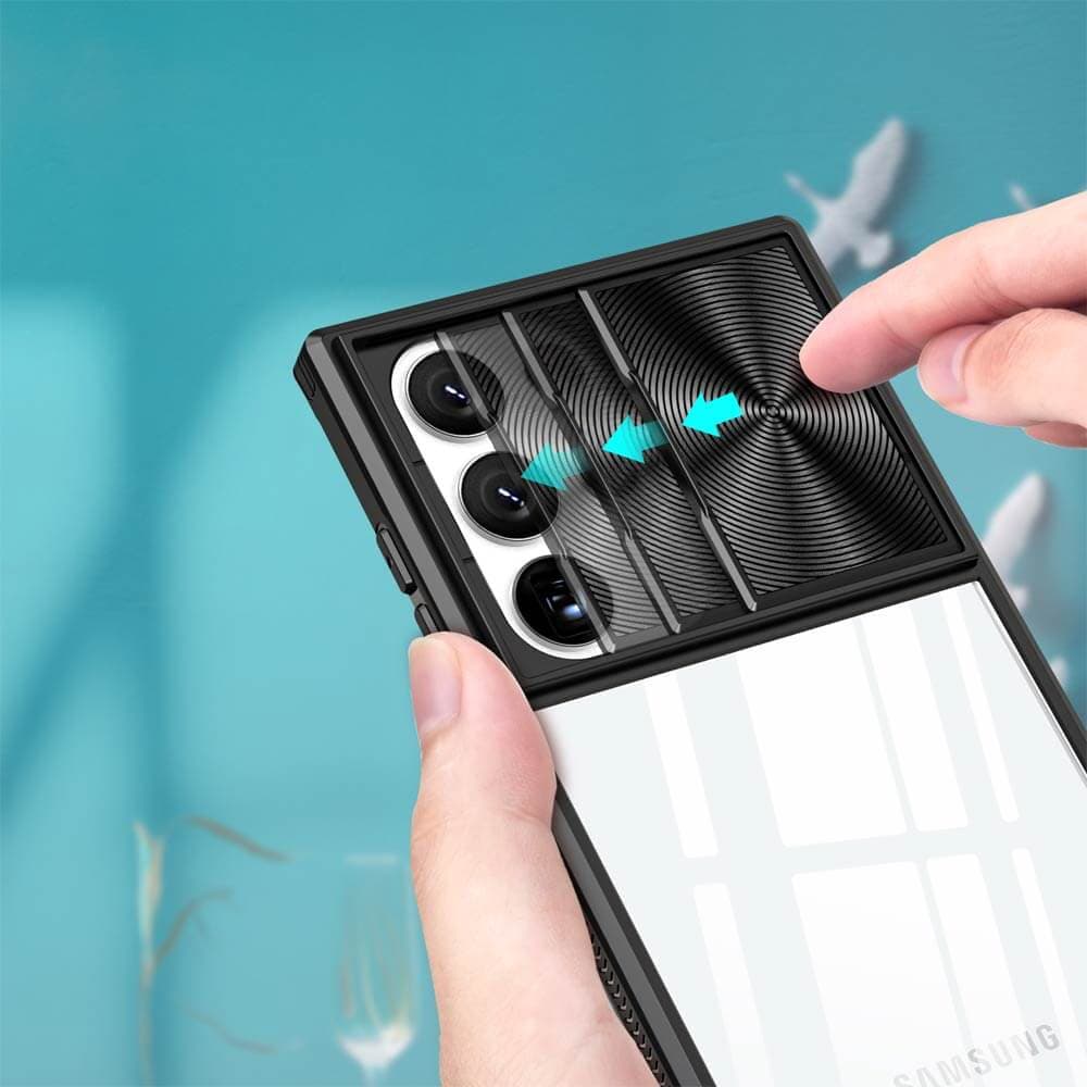 Coque avec cache caméra – Samsung Galaxy S22 Ultra – PROTECT IE027 Noir - Vue 27