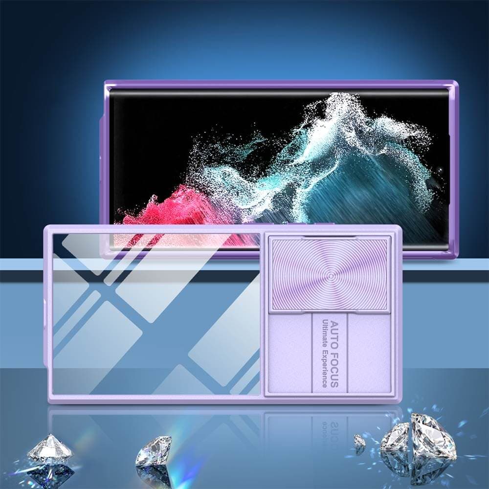 Coque avec cache caméra – Samsung Galaxy S23 Ultra 5G – PROTECT IE027 Violet - Vue 4