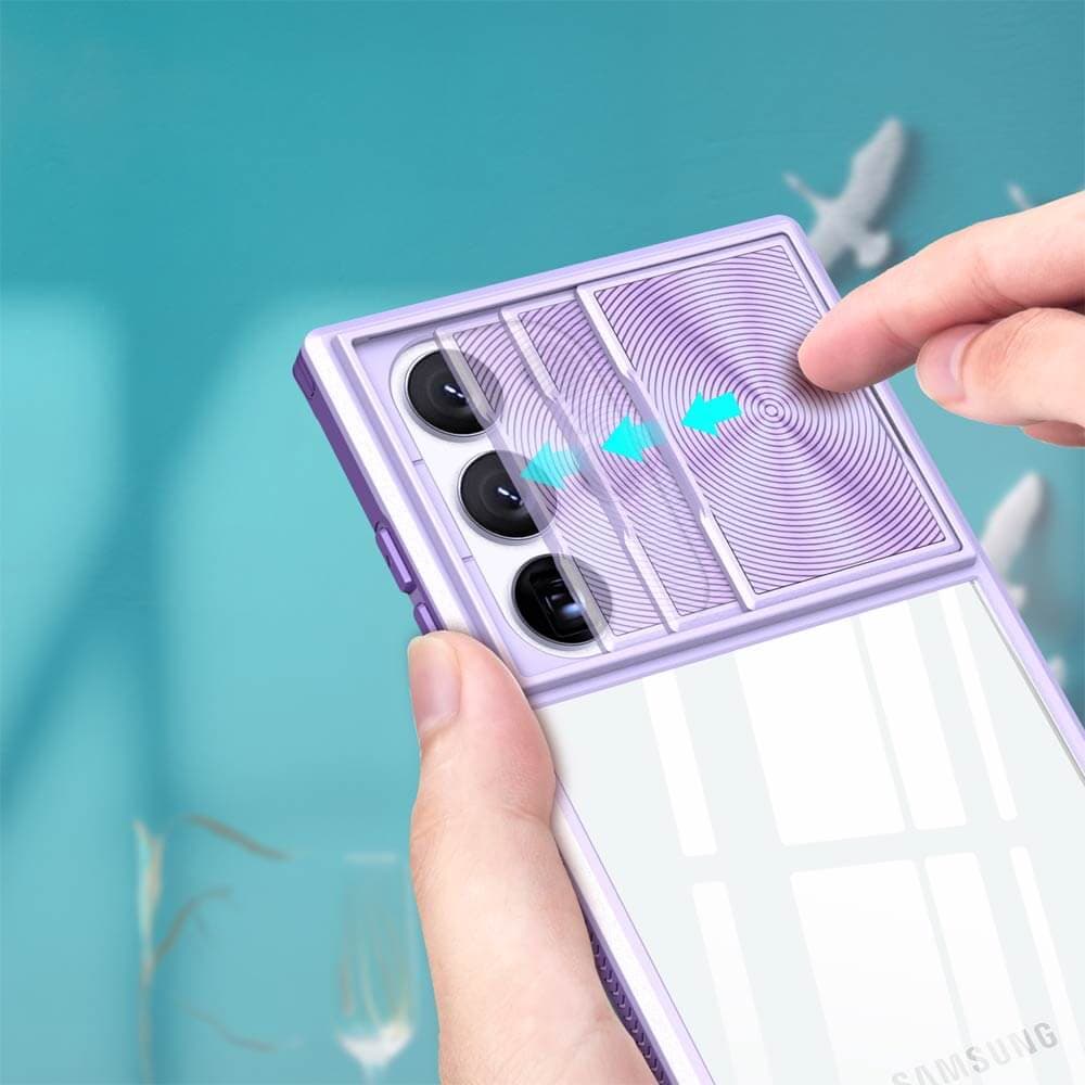 Coque avec cache caméra – Samsung Galaxy S23 Ultra 5G – PROTECT IE027 Violet - Vue 27