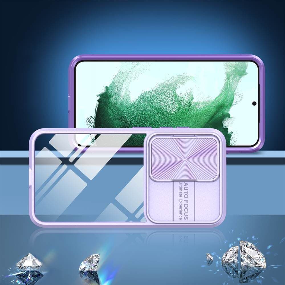 Coque avec cache caméra – Samsung Galaxy S23+ 5G – PROTECT IE027 Violet  - Vue 4