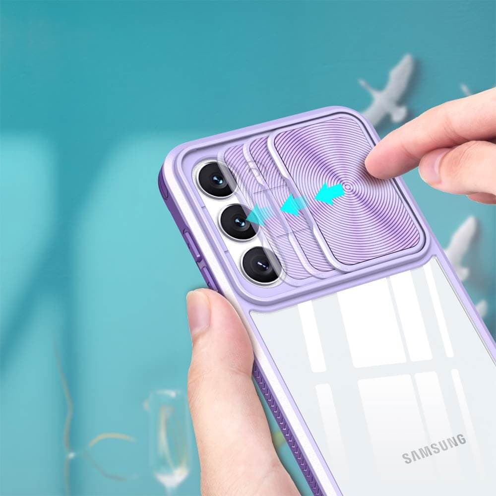 Coque avec cache caméra – Samsung Galaxy S23+ 5G – PROTECT IE027 Violet  - Vue 27