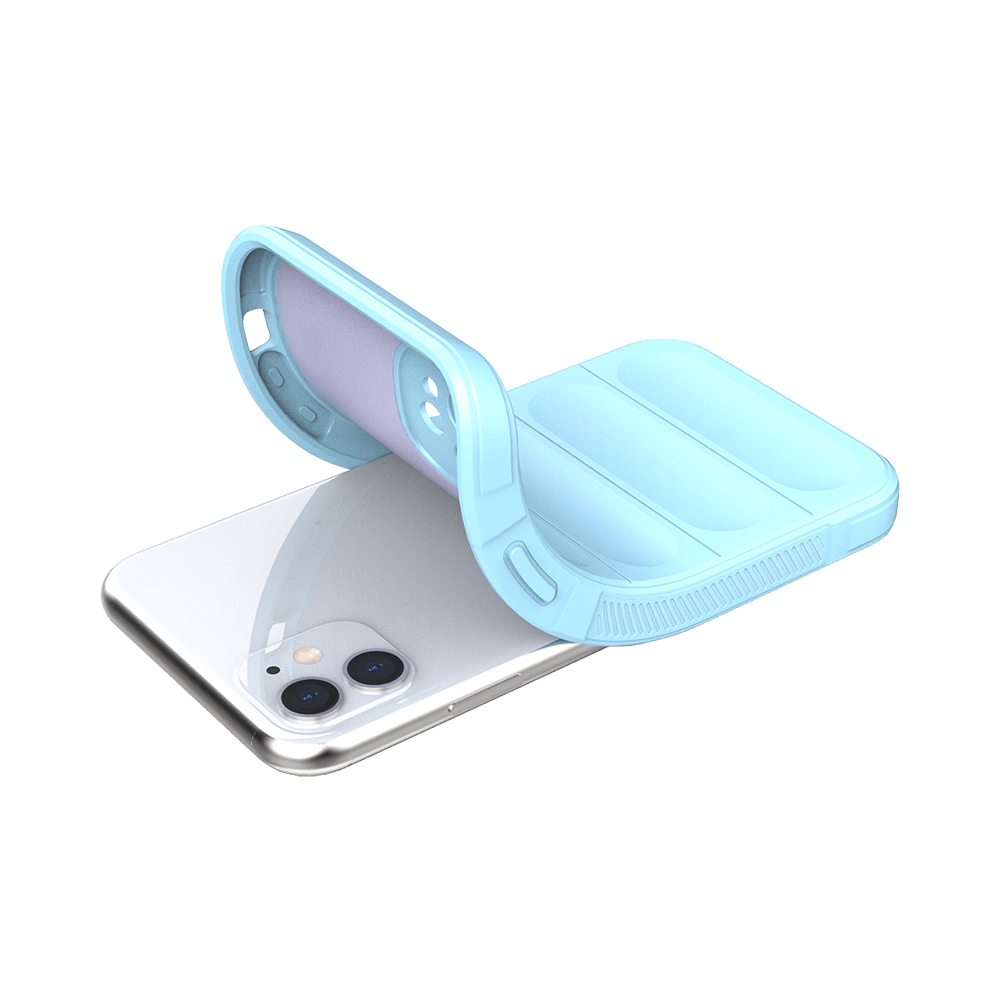 Coque de protection antichoc renforcée – Apple iPhone 12 – PROTECT IX008 Bleu Clair - Vue 5