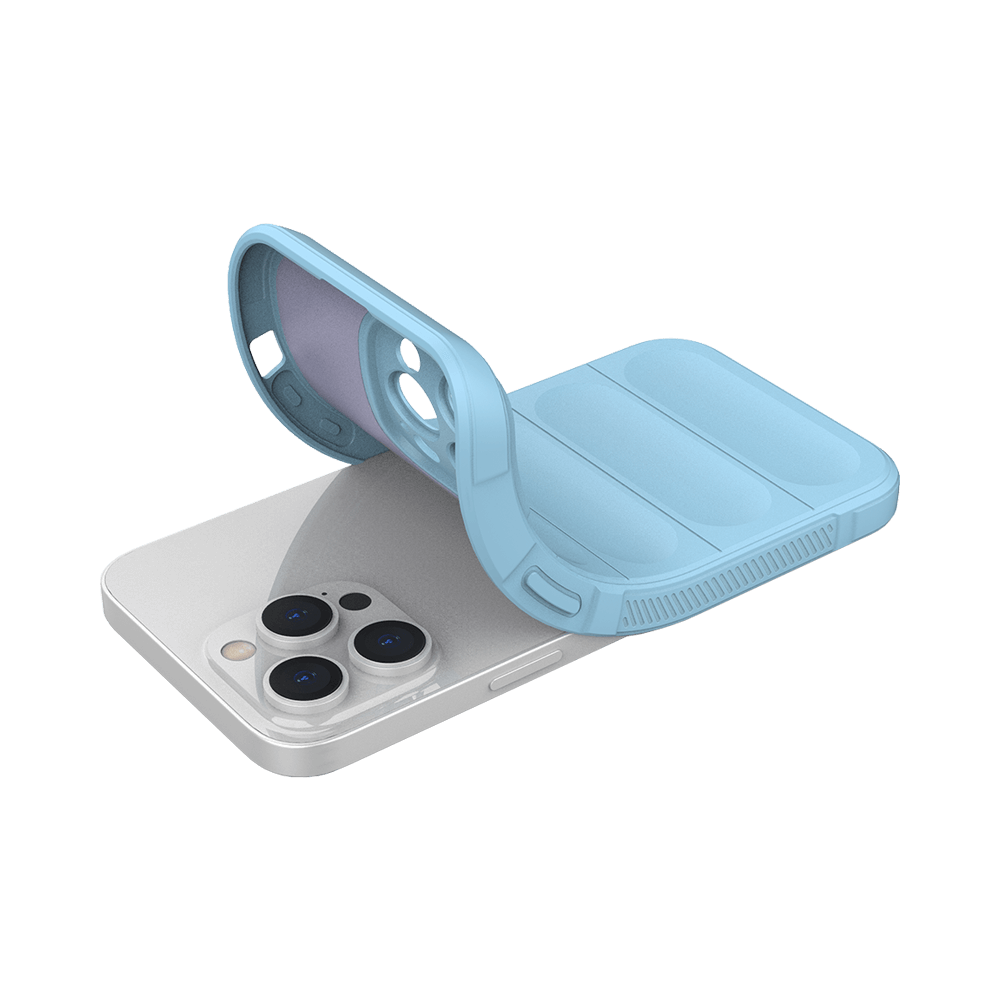 Coque de protection antichoc renforcée – Apple iPhone 15 Pro – PROTECT IX008 Bleu Clair - Vue 5