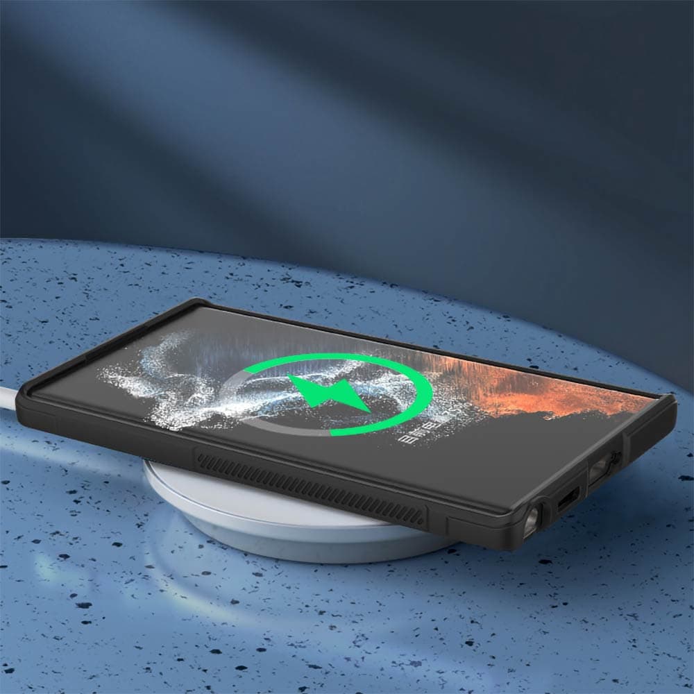 Coque de protection antichoc renforcée – Samsung Galaxy S22 Ultra – PROTECT IX008 Noir - Vue 9