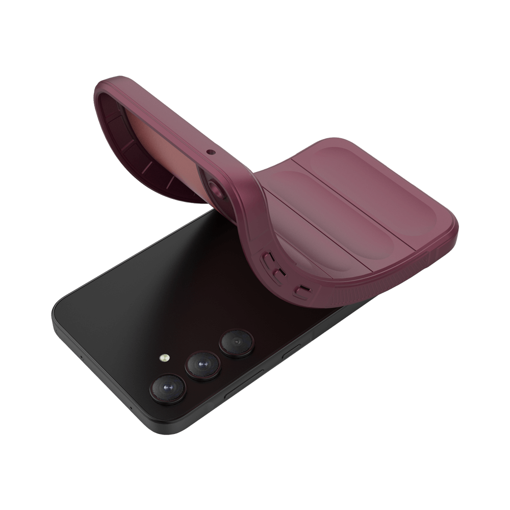 Coque de protection antichoc renforcée – Samsung Galaxy A55 5G – PROTECT IX008 Prune - Vue 5