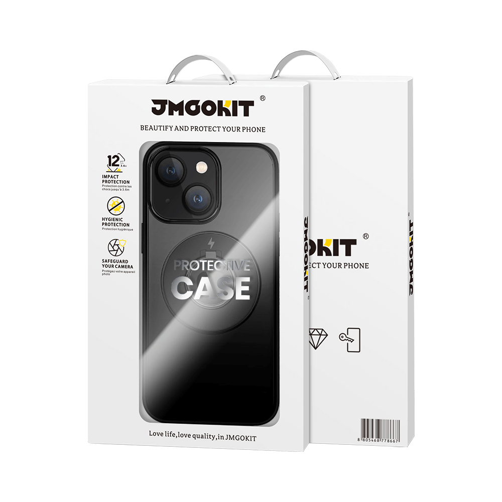 Coque MagSafe avec support anneau – Apple iPhone 15 Plus – JMGOKIT King Noir - Vue 18