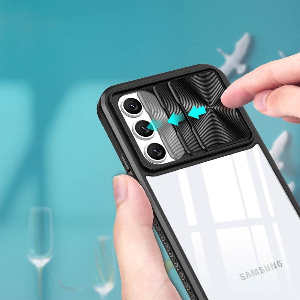 Coque avec cache caméra – Samsung Galaxy A35 5G – PROTECT IE027 Noir - Vue 18