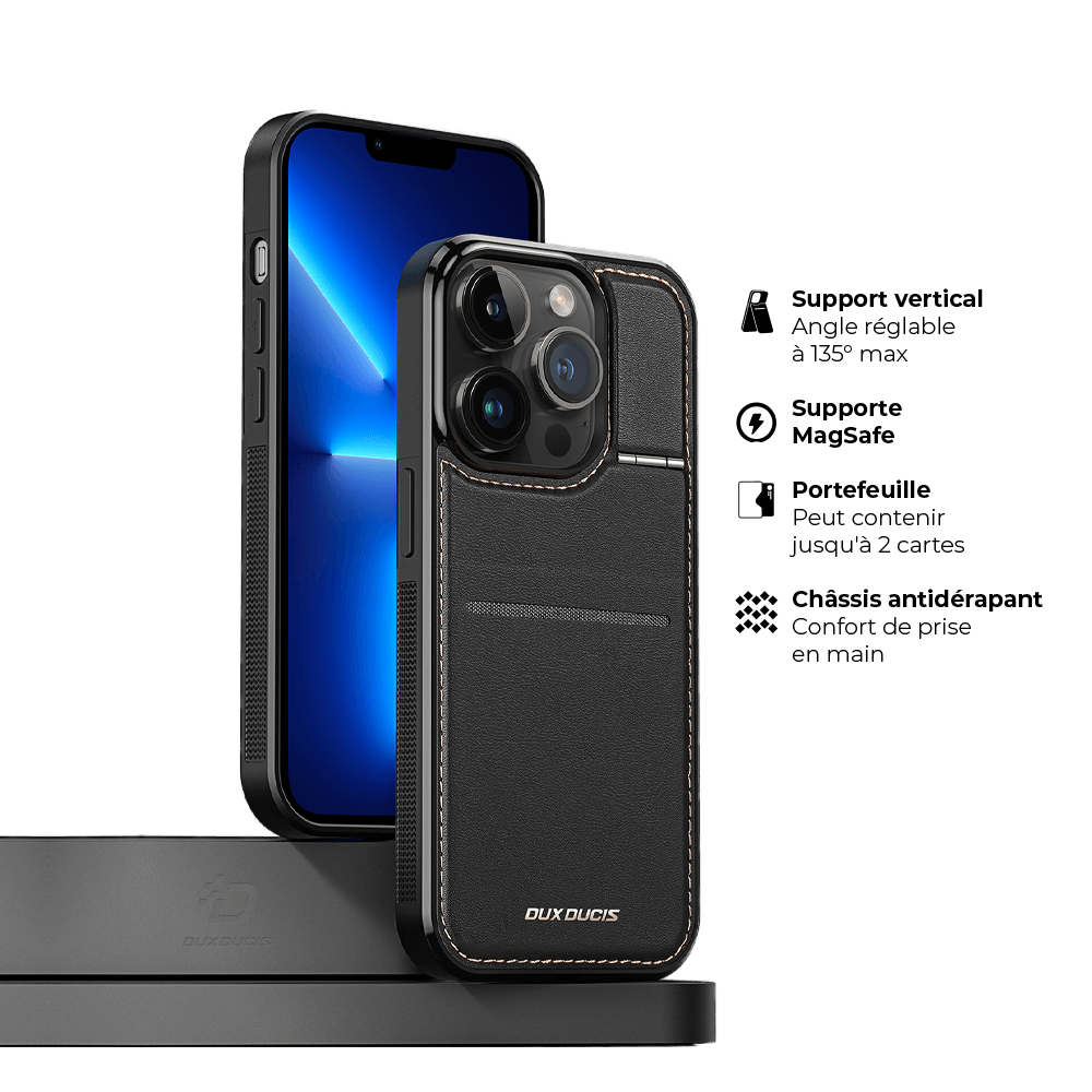 Coque de Protection Dux Ducis pour Apple iPhone 13 Pro Noir - Vue 5