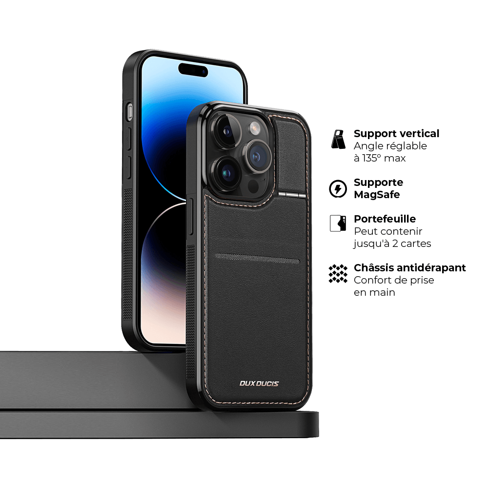 Coque de Protection Dux Ducis pour Apple iPhone 14 Pro Max Noir - Vue 5