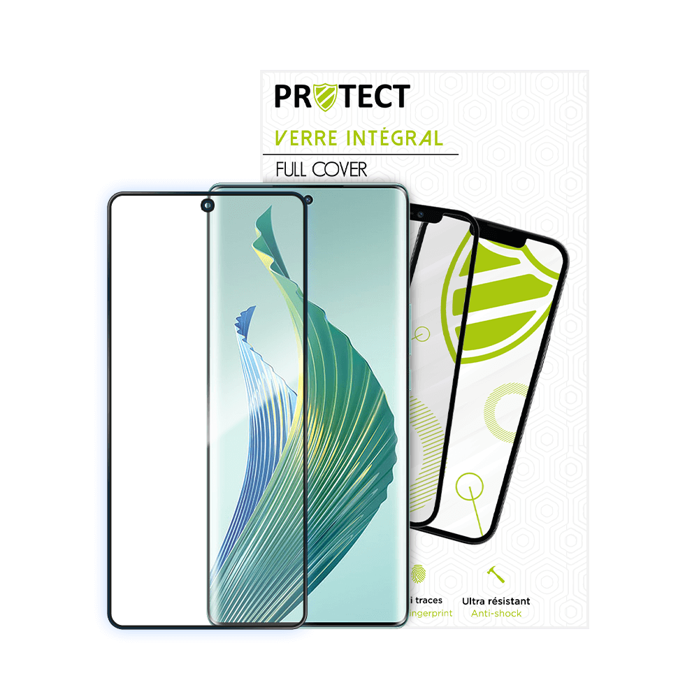 Verre trempé intégral 5D 9H – protection écran Honor Magic 5 Lite – PROTECT Noir - Vue 12