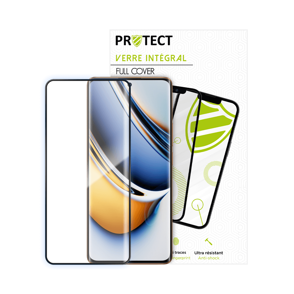 Verre trempé intégral 5D 9H – protection écran compatible Realme 11 Pro / 11 Pro+ – PROTECT Noir - Vue 16