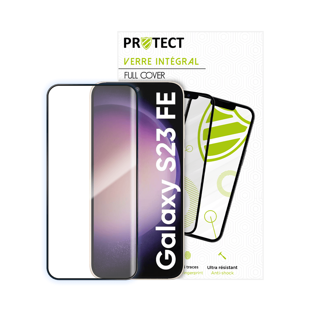 Verre trempé intégral 5D 9H – protection écran Samsung Galaxy S23 FE – PROTECT Noir - Vue 16