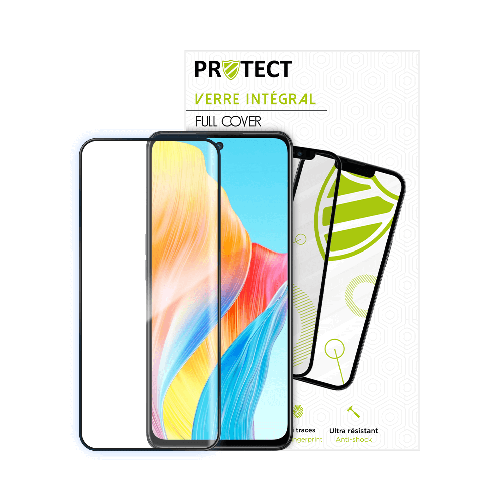 Verre trempé intégral 5D 9H – protection écran OPPO A98 5G – PROTECT Noir - Vue 16