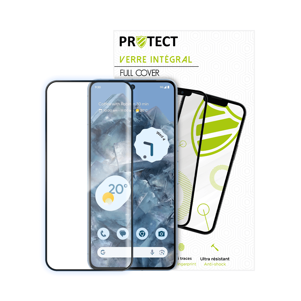 Verre trempé intégral 5D 9H – protection écran Google Pixel 8 Pro – PROTECT Noir - Vue 16