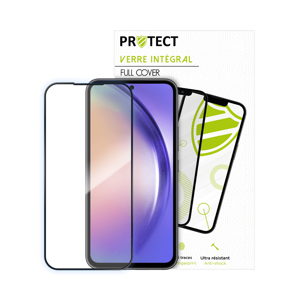 Verre trempé intégral 5D 9H – protection écran Samsung Galaxy A54 5G – PROTECT Noir - Vue 16