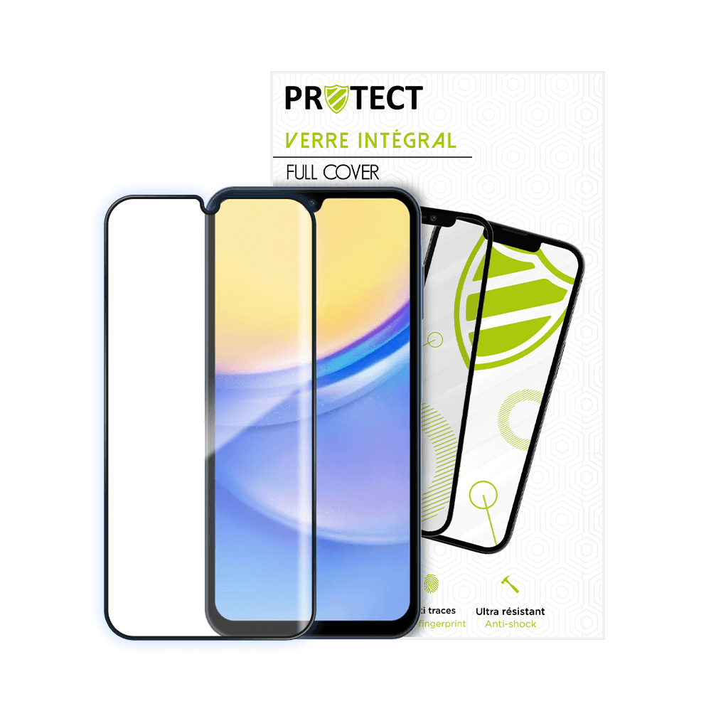 Verre trempé intégral 5D 9H – protection écran Samsung Galaxy A15 5G – PROTECT Noir - Vue 16