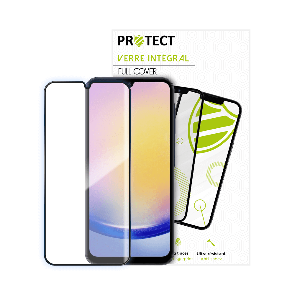 Verre trempé intégral 5D 9H – protection écran compatible Samsung Galaxy A24 4G / A25 5G / A15 5G / A15 4G – PROTECT Noir - Vue 16