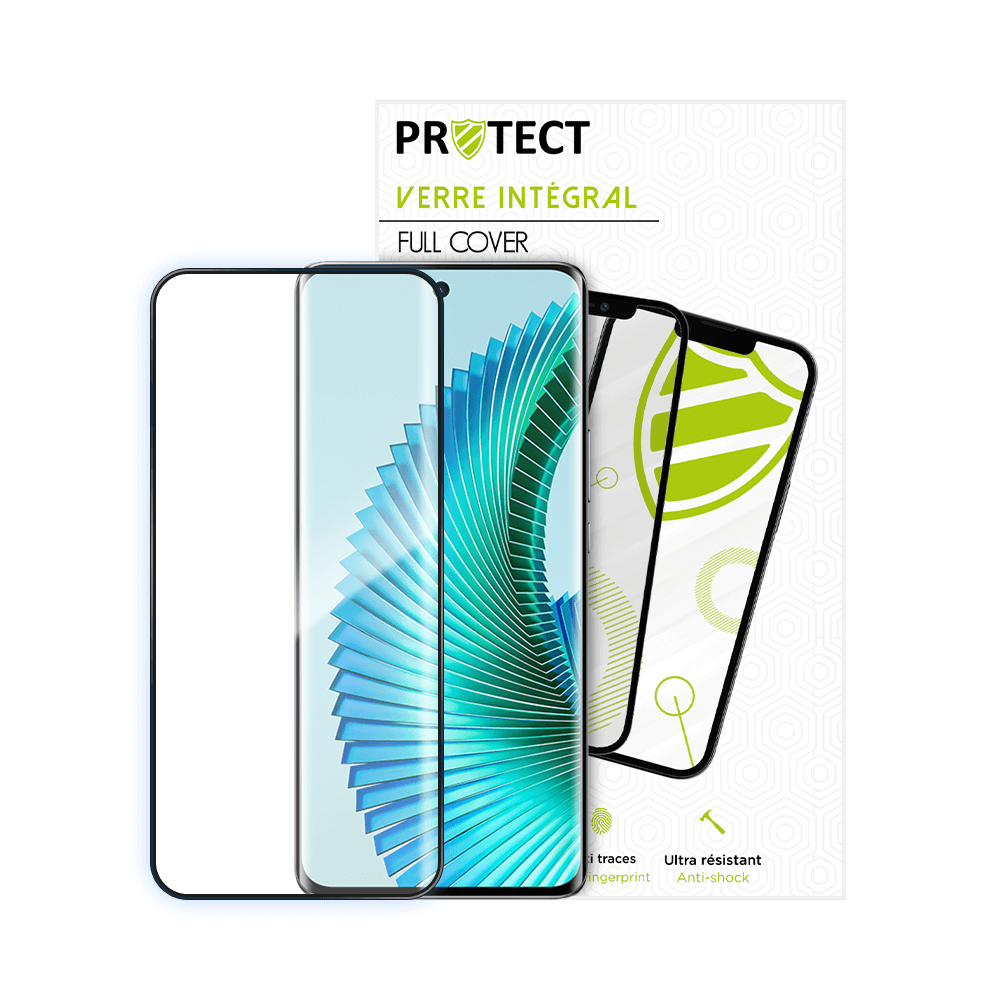 Verre trempé intégral 5D 9H – protection écran Honor Magic 6 Lite 5G – PROTECT Noir - Vue 16