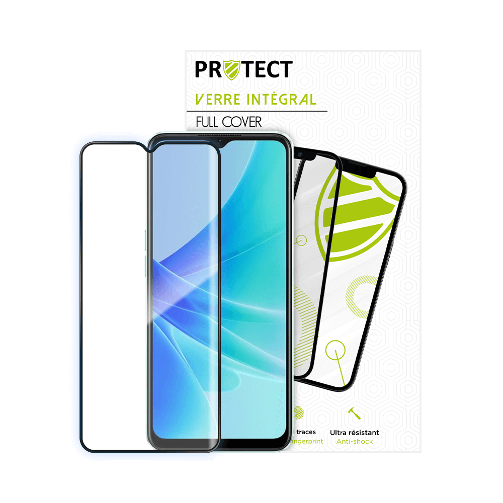 Verre trempé intégral 5D 9H – protection écran compatible OPPO A57 / A57s 4G – PROTECT Noir - Vue 16