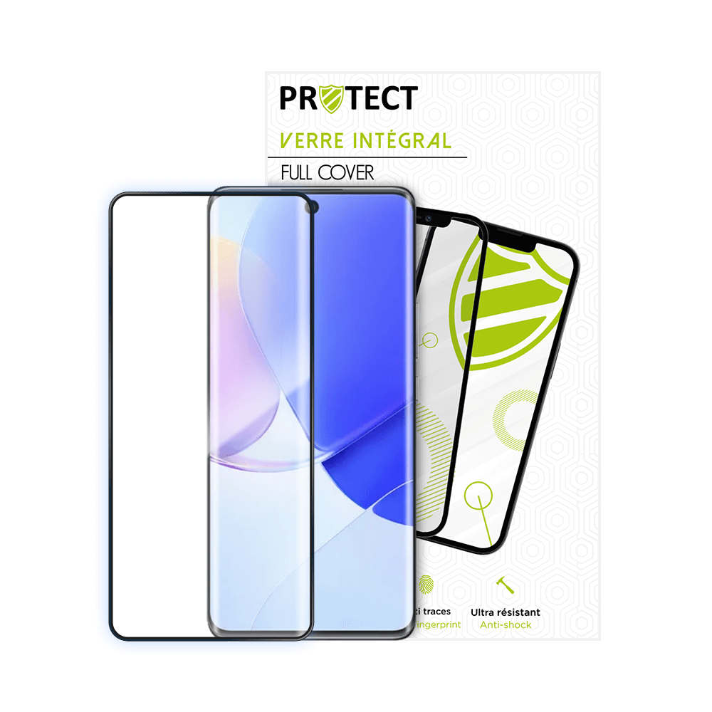 Verre trempé intégral 5D 9H – protection écran Huawei Nova 9 – PROTECT Noir - Vue 16
