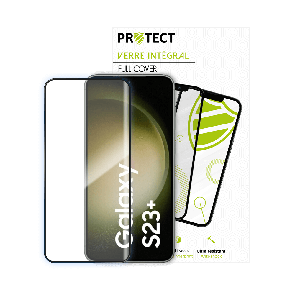 Verre trempé intégral 5D 9H – protection écran Samsung Galaxy S23+ 5G – PROTECT Noir - Vue 16