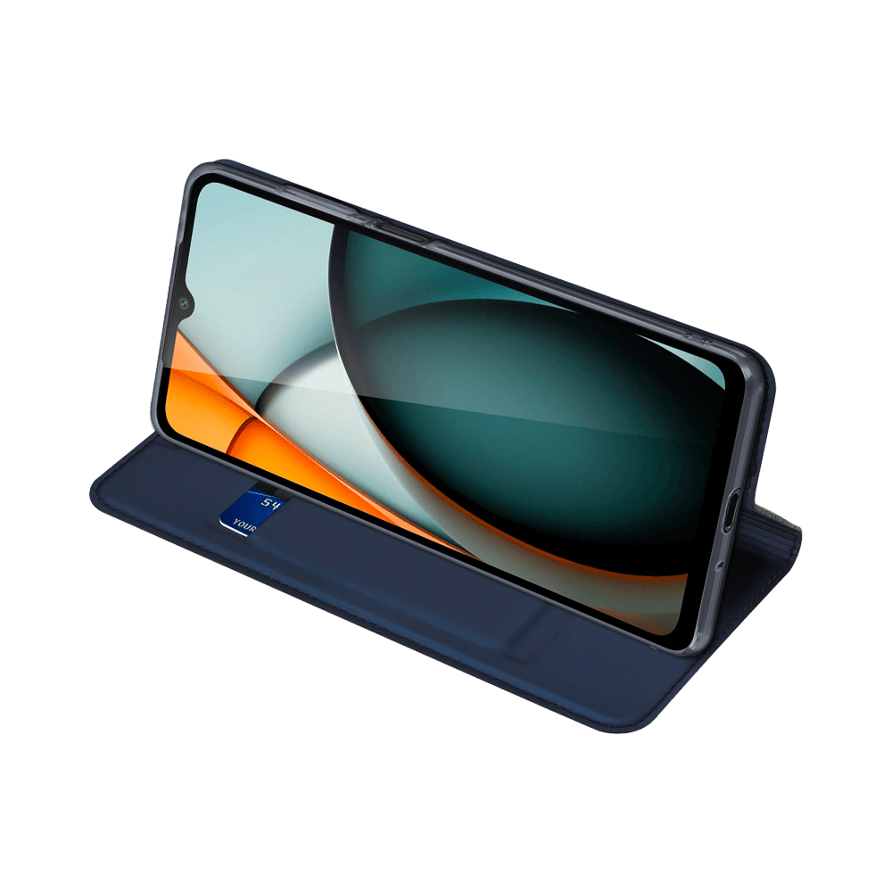 Housse folio Xiaomi Redmi A3 porte-carte – Dux Ducis Skin Pro Noir - Vue 7