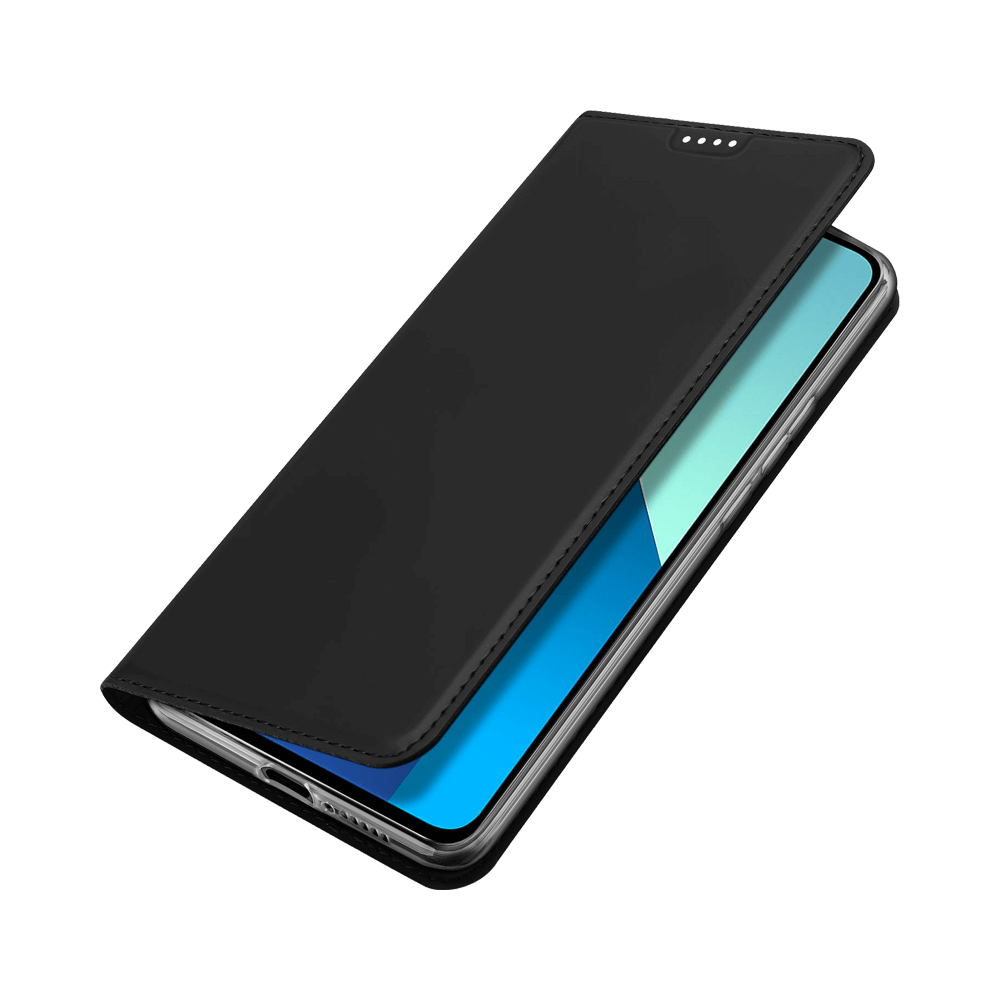Housse folio Xiaomi Redmi Note 13 4G porte-carte – Dux Ducis Skin Pro Noir - Vue 5