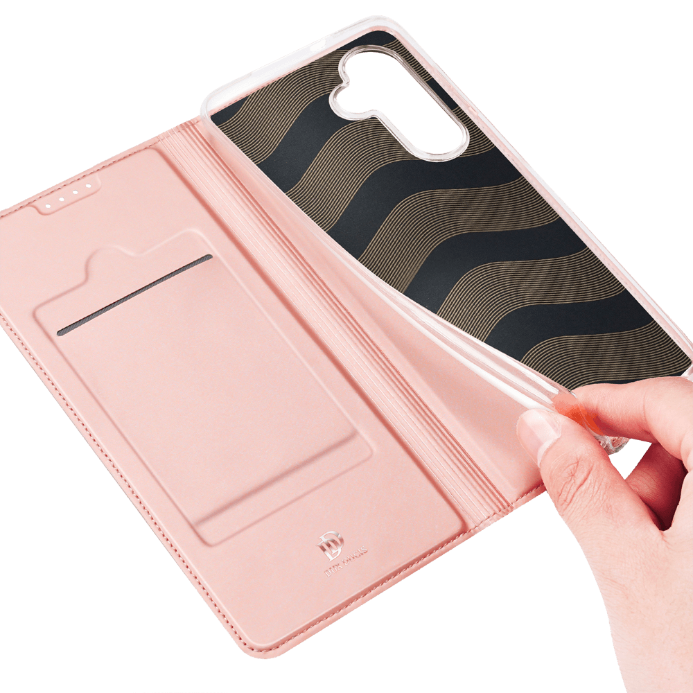 Housse folio Samsung Galaxy S24+ 5G porte-carte – Dux Ducis Skin Pro Bleu - Vue 9