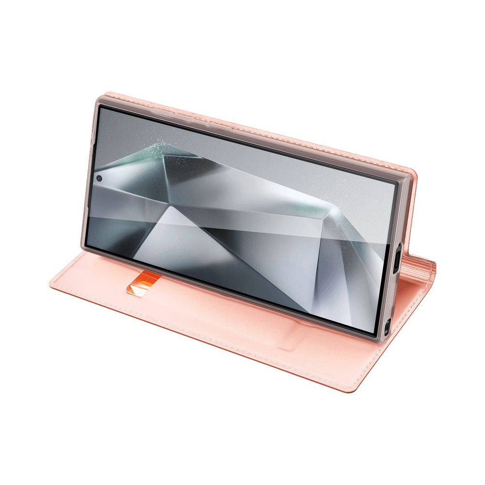 Housse folio Samsung Galaxy S24 Ultra 5G porte-carte – Dux Ducis Skin Pro Bleu - Vue 5