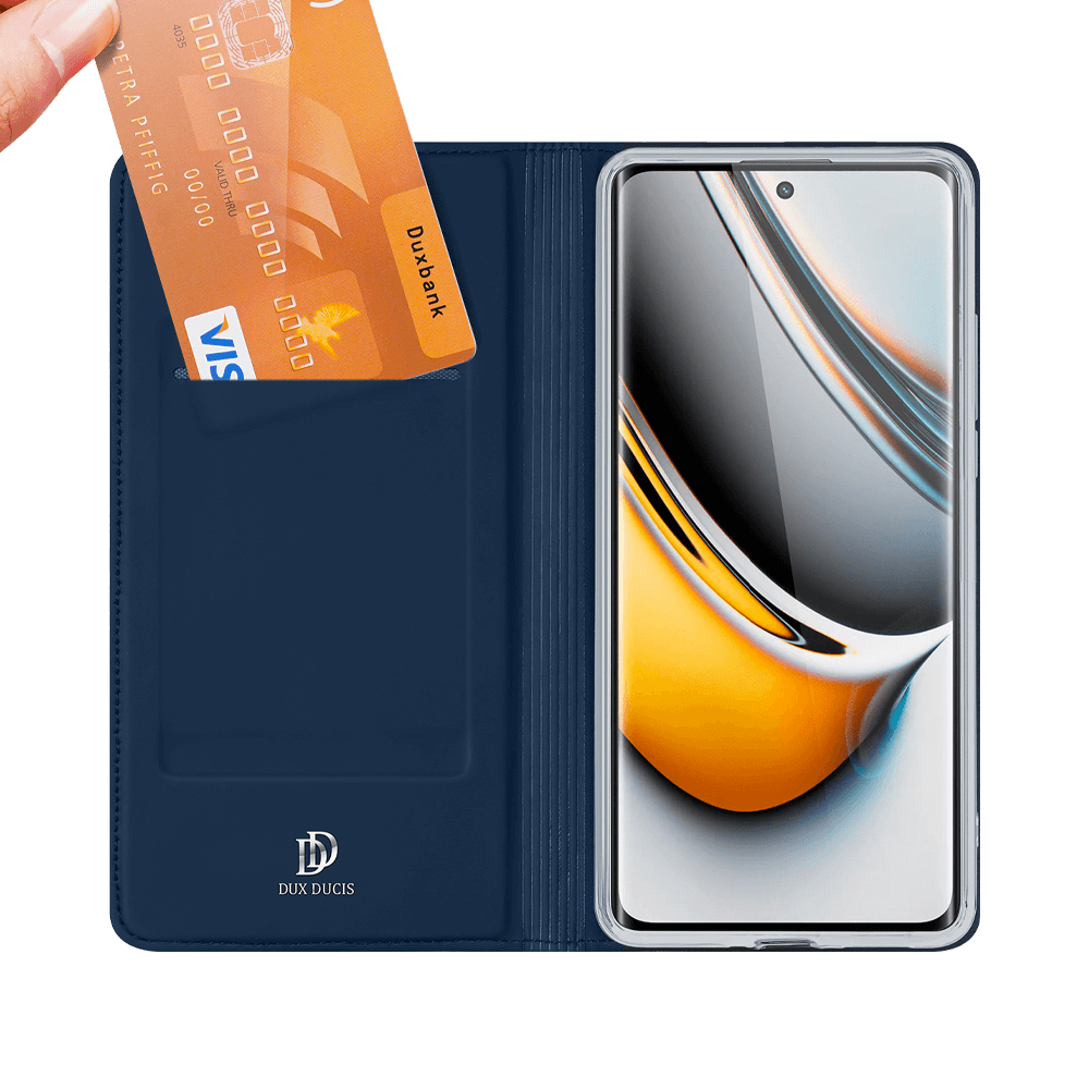 Housse folio Realme 11 Pro / 11 Pro+ porte-carte – Dux Ducis Skin Pro Noir - Vue 3