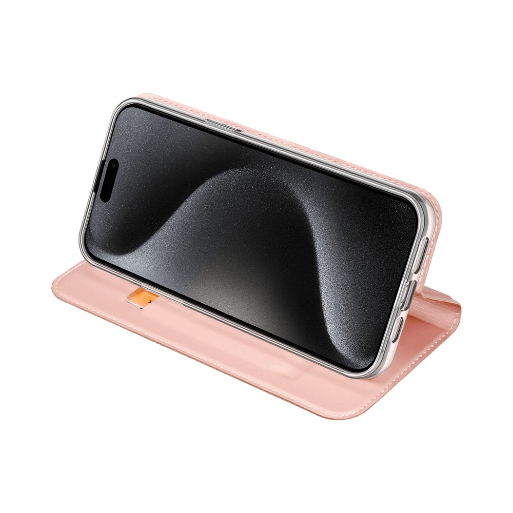 Housse folio iPhone 15 Pro Max porte-carte – Dux Ducis Skin Pro Bleu - Vue 7