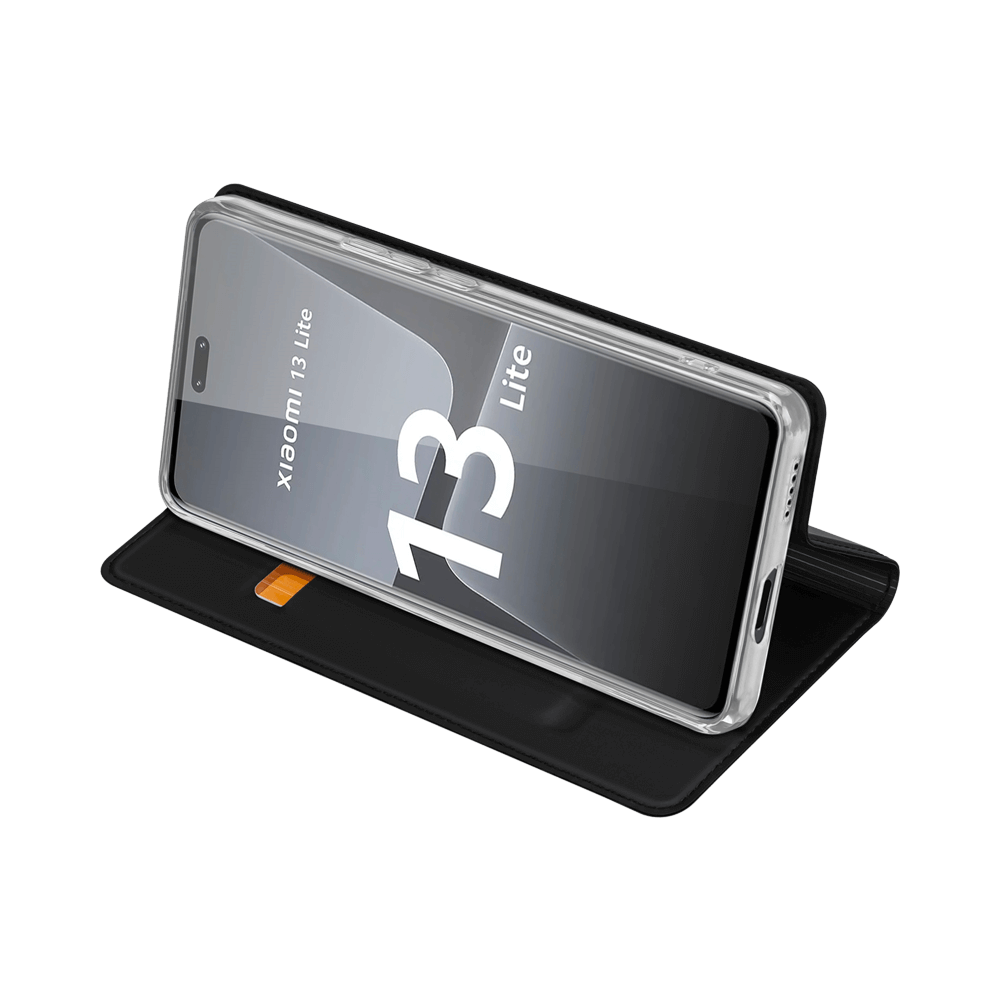 Housse folio Xiaomi 13 Lite porte-carte – Dux Ducis Skin Pro Noir - Vue 5