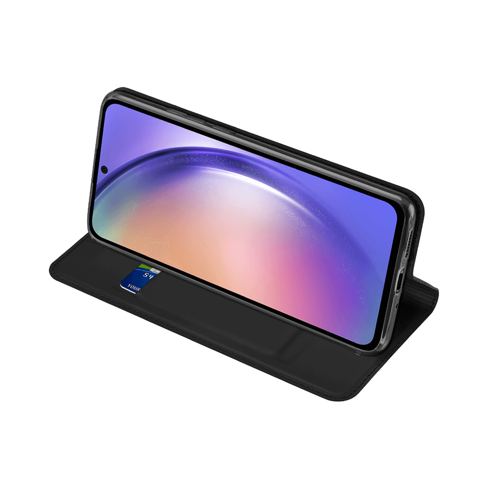 Housse folio Samsung Galaxy A54 porte-carte – Dux Ducis Skin Pro Noir - Vue 7