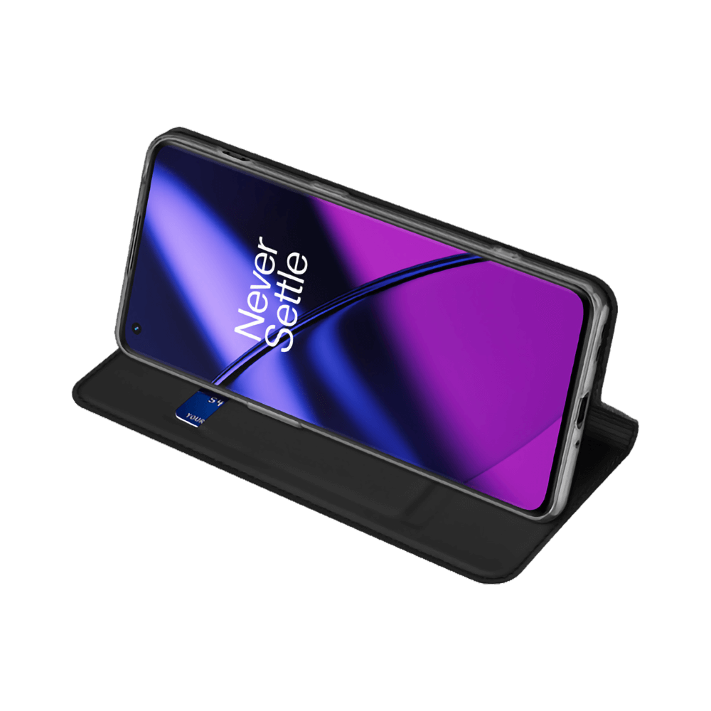 Housse folio OnePlus 11 5G porte-carte – Dux Ducis Skin Pro Noir - Vue 10