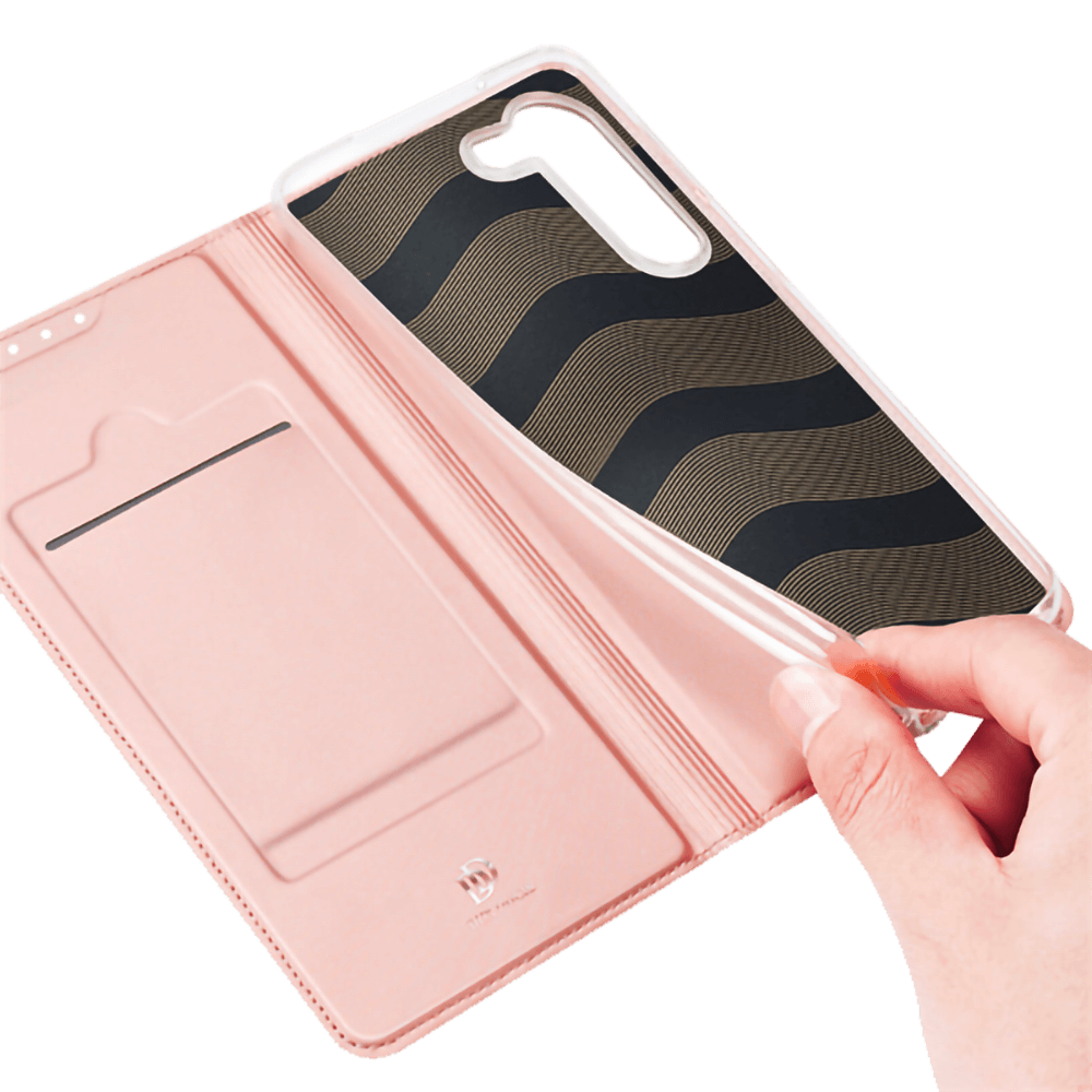 Housse folio Samsung Galaxy S23+ porte-carte – Dux Ducis Skin Pro Noir - Vue 24