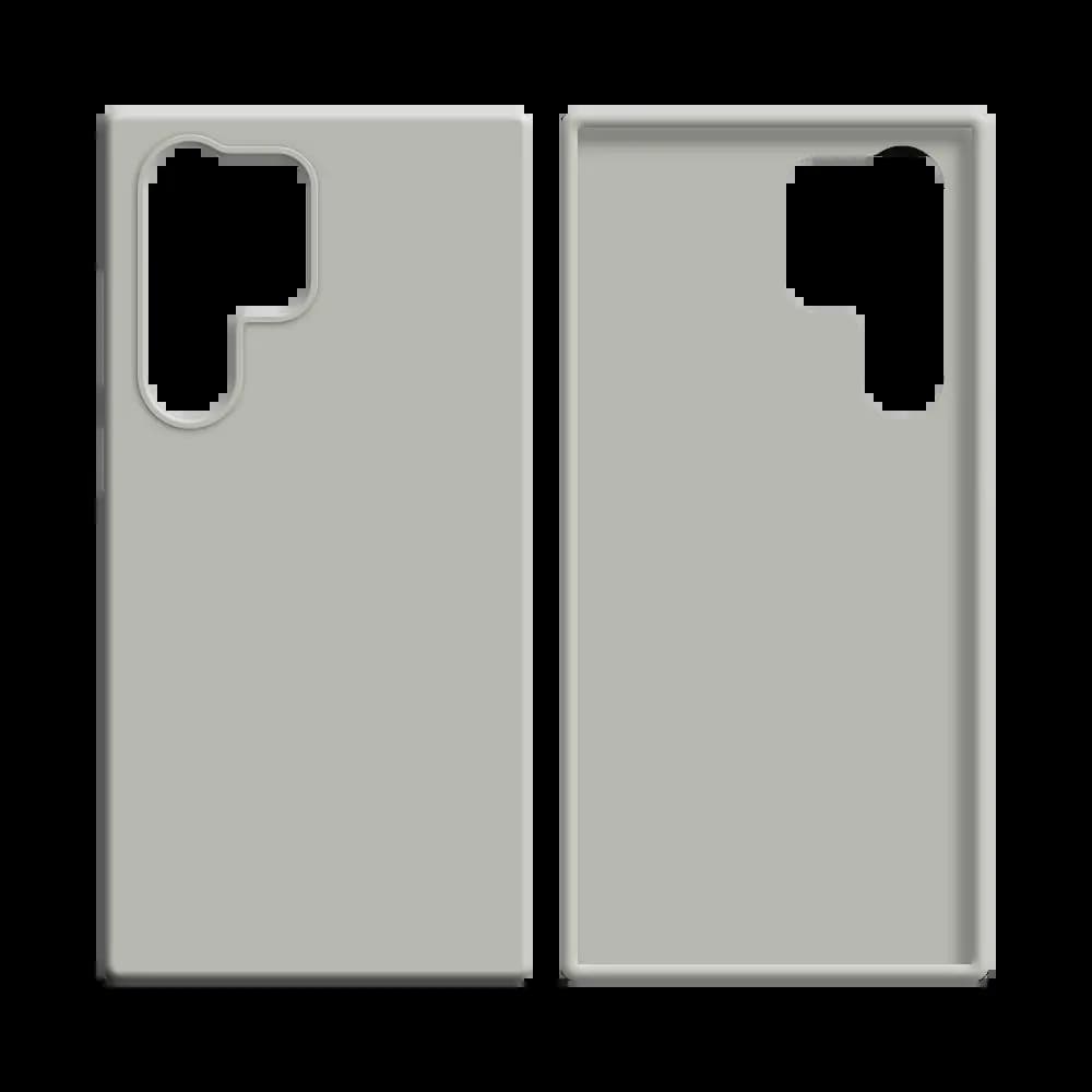 Coque silicone Samsung Galaxy S24 Ultra 5G - Blanc - Vue 12