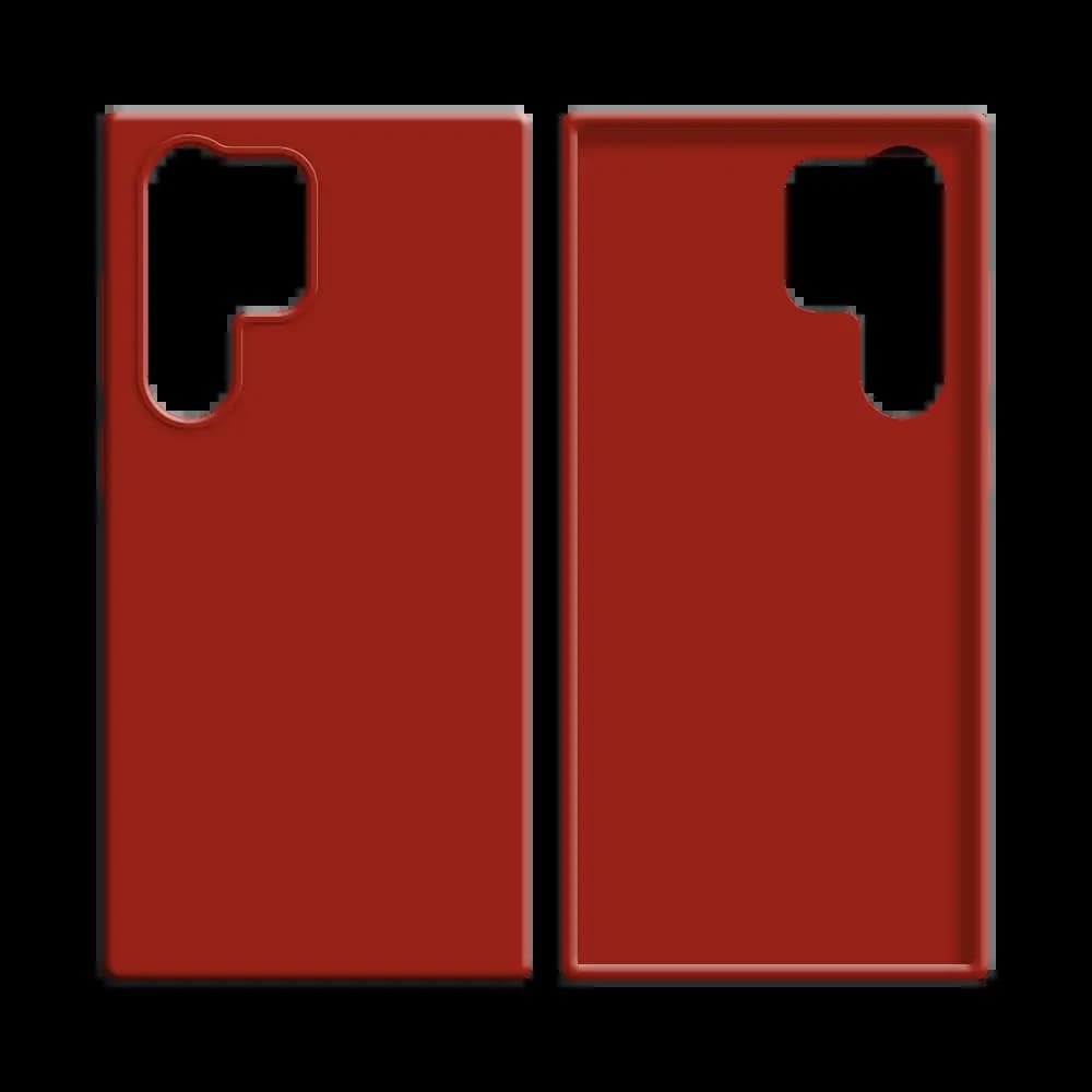 Coque silicone Samsung Galaxy S24 Ultra 5G - Rouge - Vue 12
