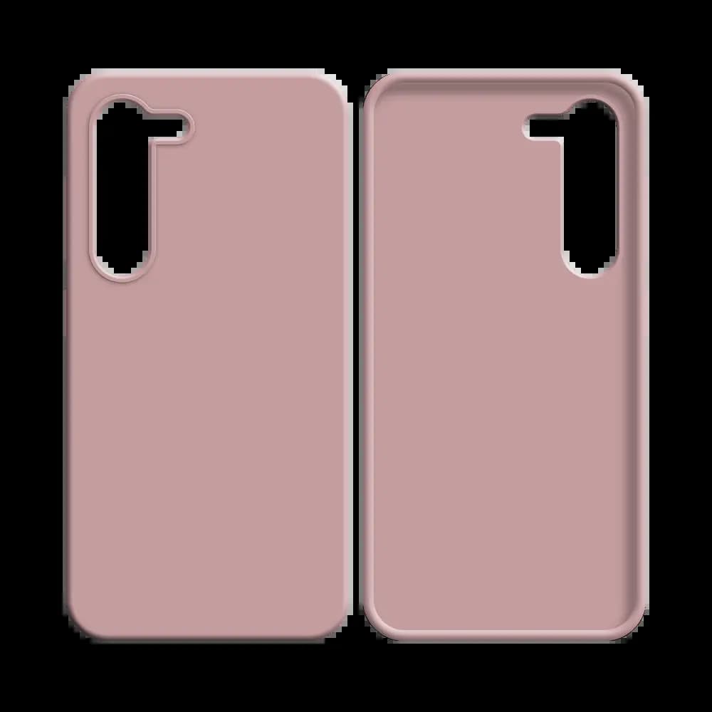 Coque silicone Samsung Galaxy S23 5G - Rose - Vue 12