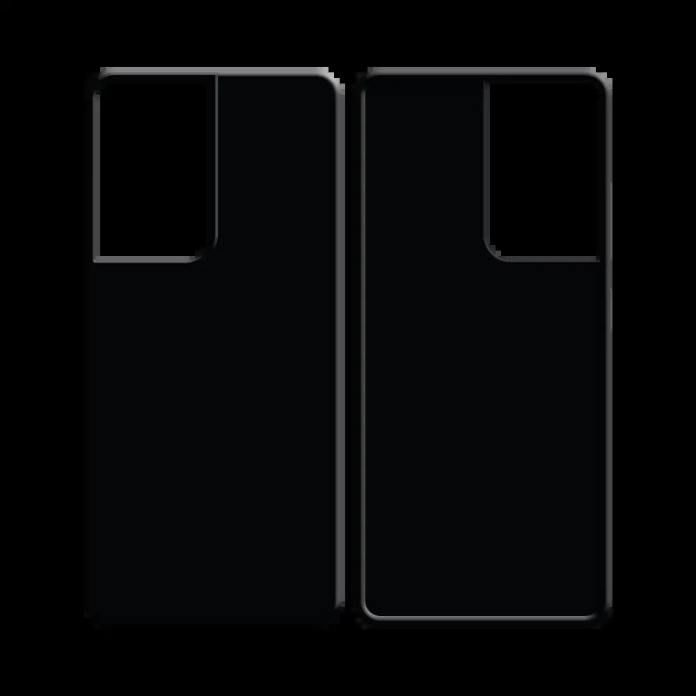 Coque silicone Samsung Galaxy S21 Ultra 5G - Noir - Vue 12