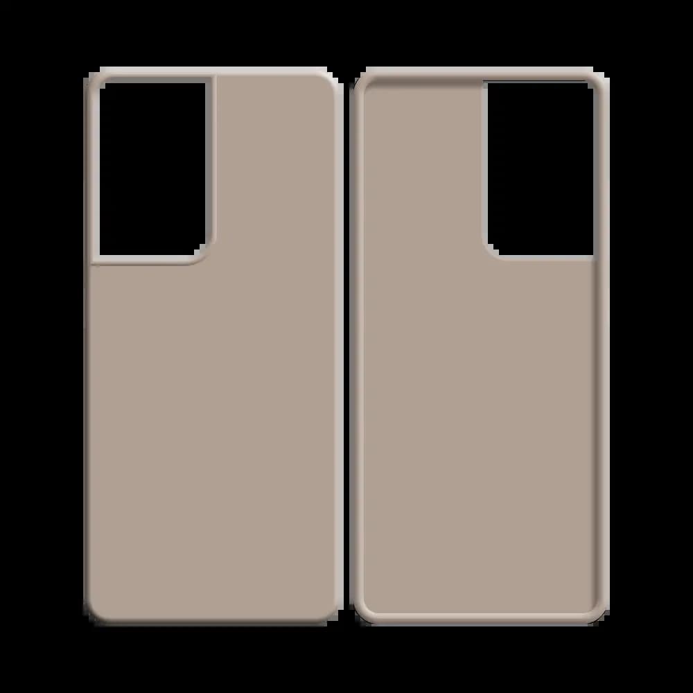 Coque silicone Samsung Galaxy S21 Ultra 5G - Rose Gold - Vue 8