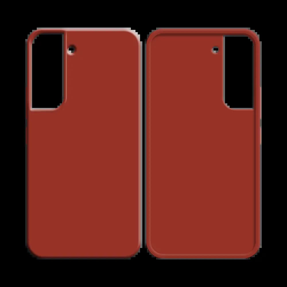 Coque silicone Samsung Galaxy S21 5G - Rouge - Vue 12