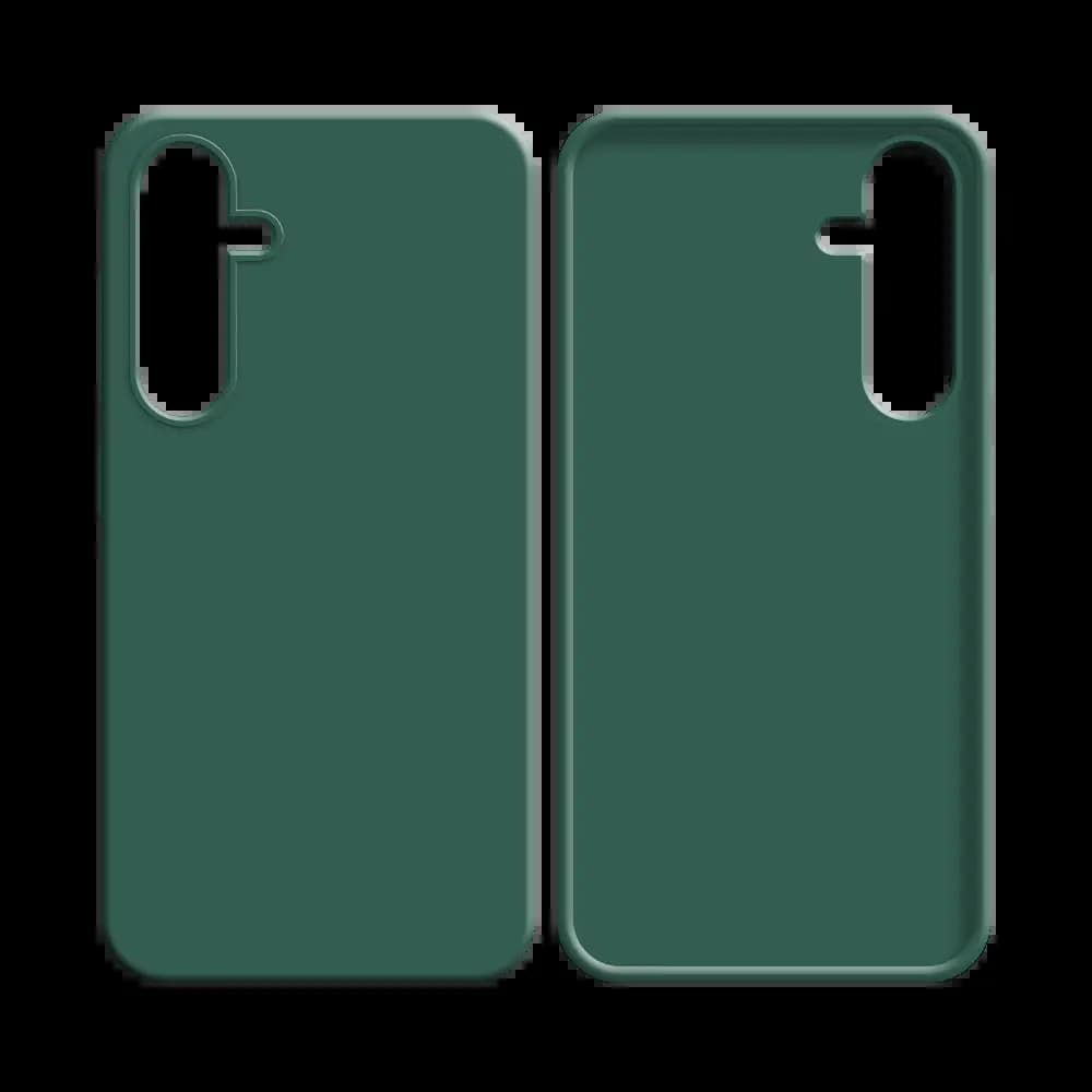 Coque silicone Samsung Galaxy A15 5G - Vert Foncé - Vue 12