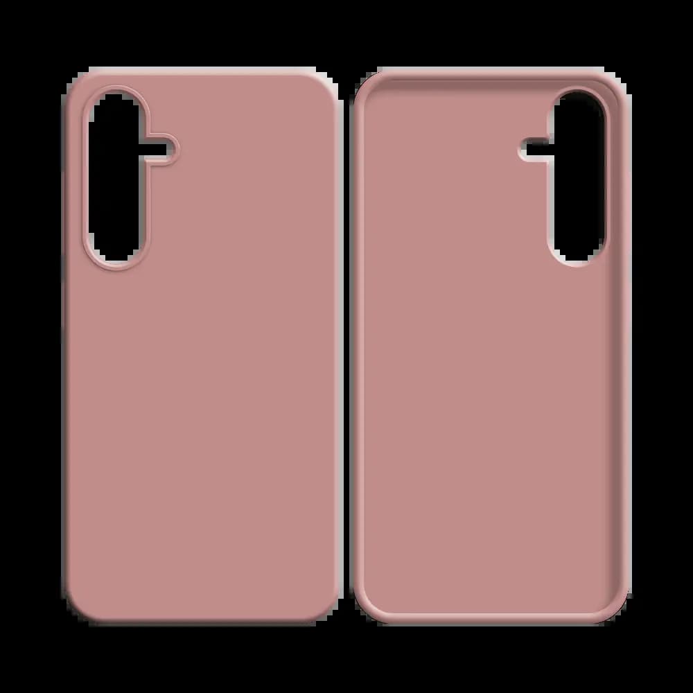 Coque silicone Samsung Galaxy A24 4G - Rose - Vue 12