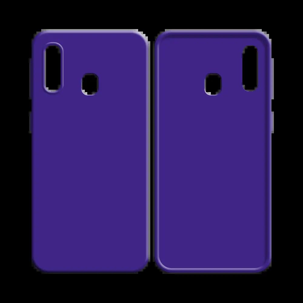 Coque silicone Samsung Galaxy A40 - Mauve - Vue 12