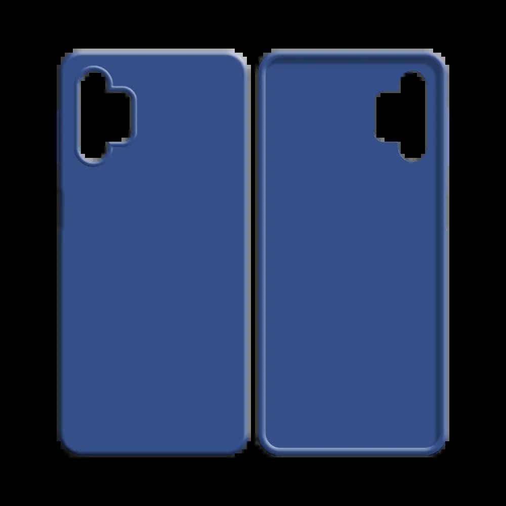Coque silicone Samsung Galaxy A13 4G - Bleu Marine - Vue 12