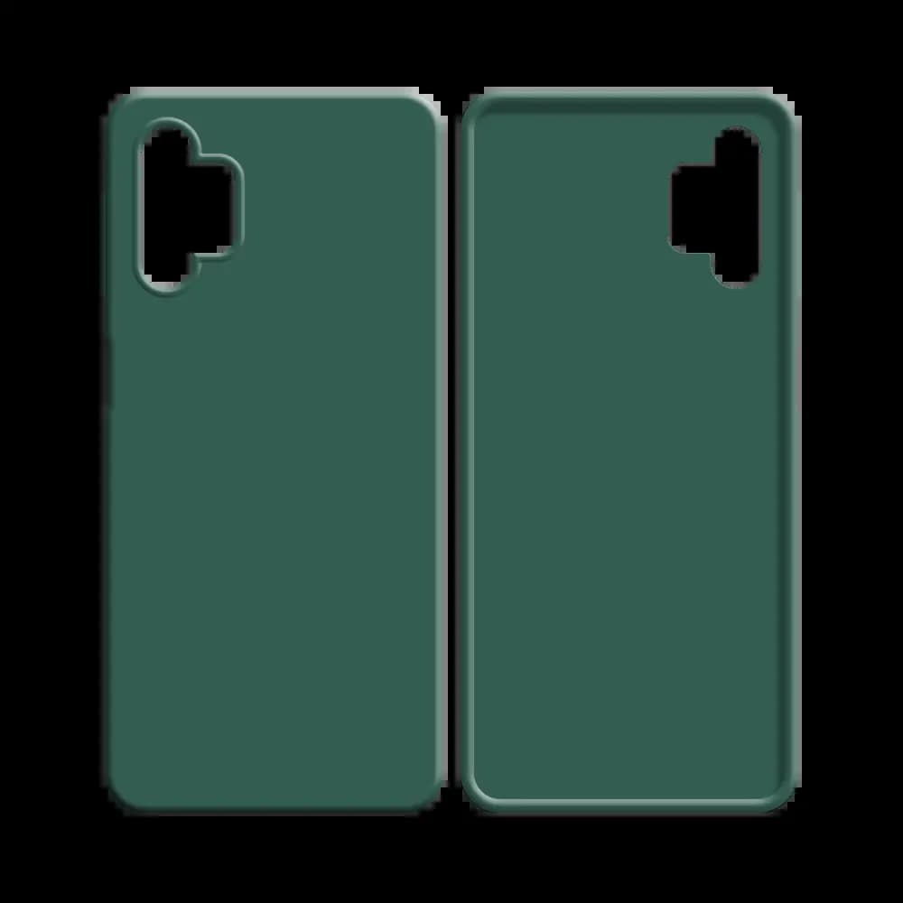 Coque silicone Samsung Galaxy A13 4G - Vert Foncé - Vue 12