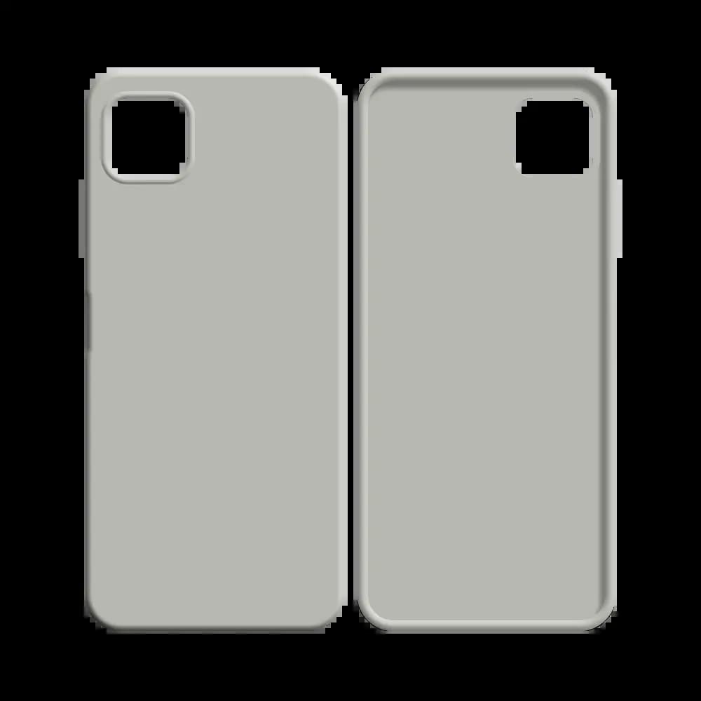 Coque silicone Samsung Galaxy A12 / Galaxy M12 - Blanc - Vue 12