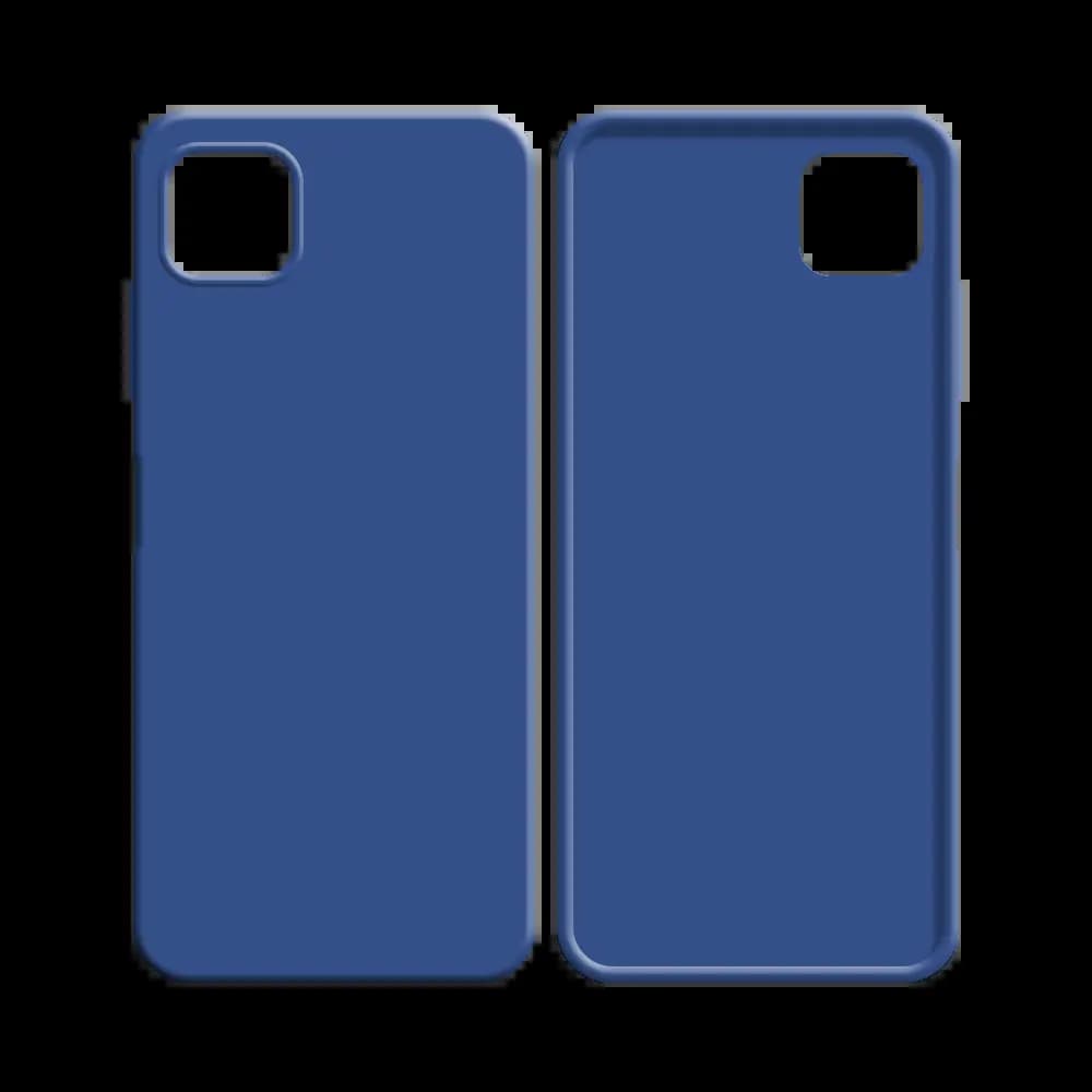 Coque silicone Samsung Galaxy A12 / Galaxy M12 - Bleu Marine - Vue 12