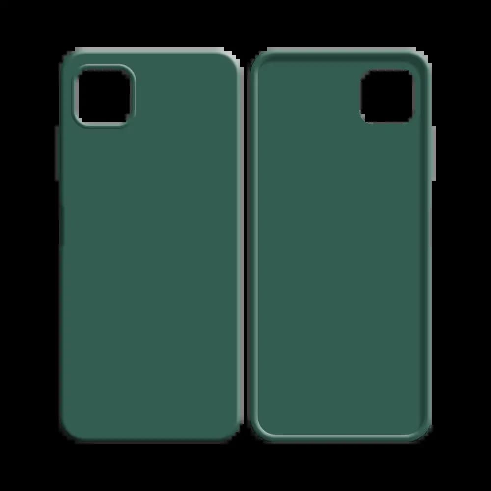 Coque silicone Samsung Galaxy A12 / Galaxy M12 - Vert Foncé - Vue 12