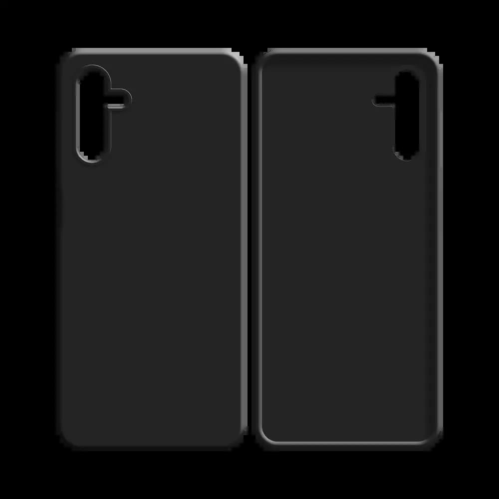 Coque silicone Samsung Galaxy A13 5G / Galaxy A04s - Noir - Vue 12